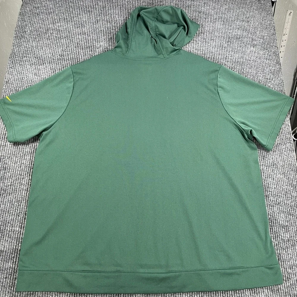 Green Bay Packers Pullover Hooded‎ Shirt Mens 3XL Green Short Sleeve Nike NFL